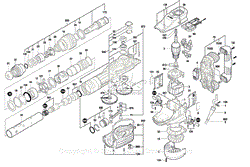 Bosch DH1020VC 3611C36010 Demolition Hammer Parts Diagrams