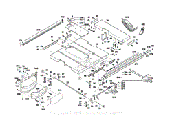 Bosch GTS1041A 3601M13510 Table Saw Parts Diagrams