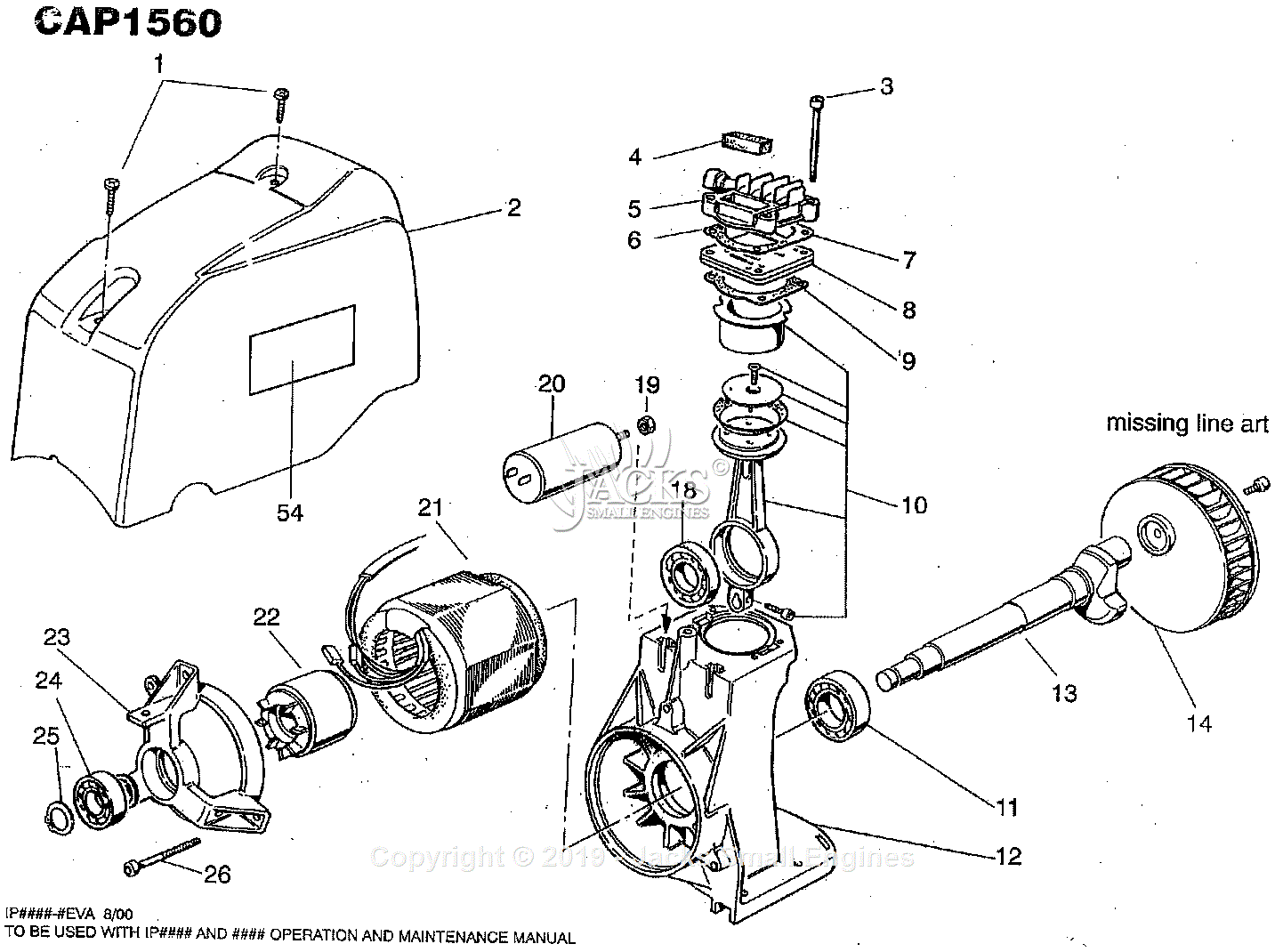 Bostitch CAP1560 Parts Diagram for Pump