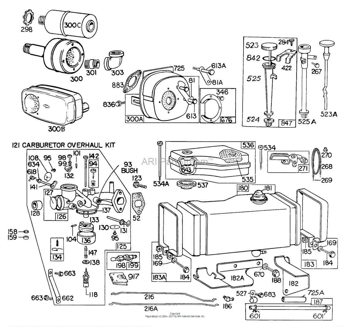 Briggs and stratton carb diagram