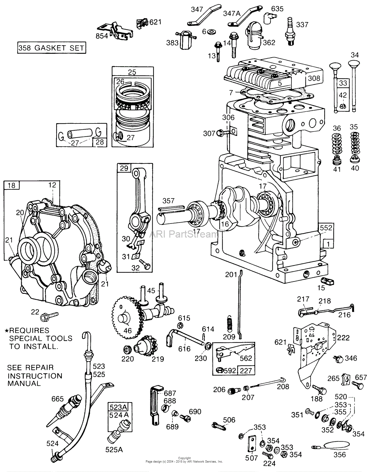 15 Hp Briggs And Stratton Engine Diagram 3 HP Briggs And ...