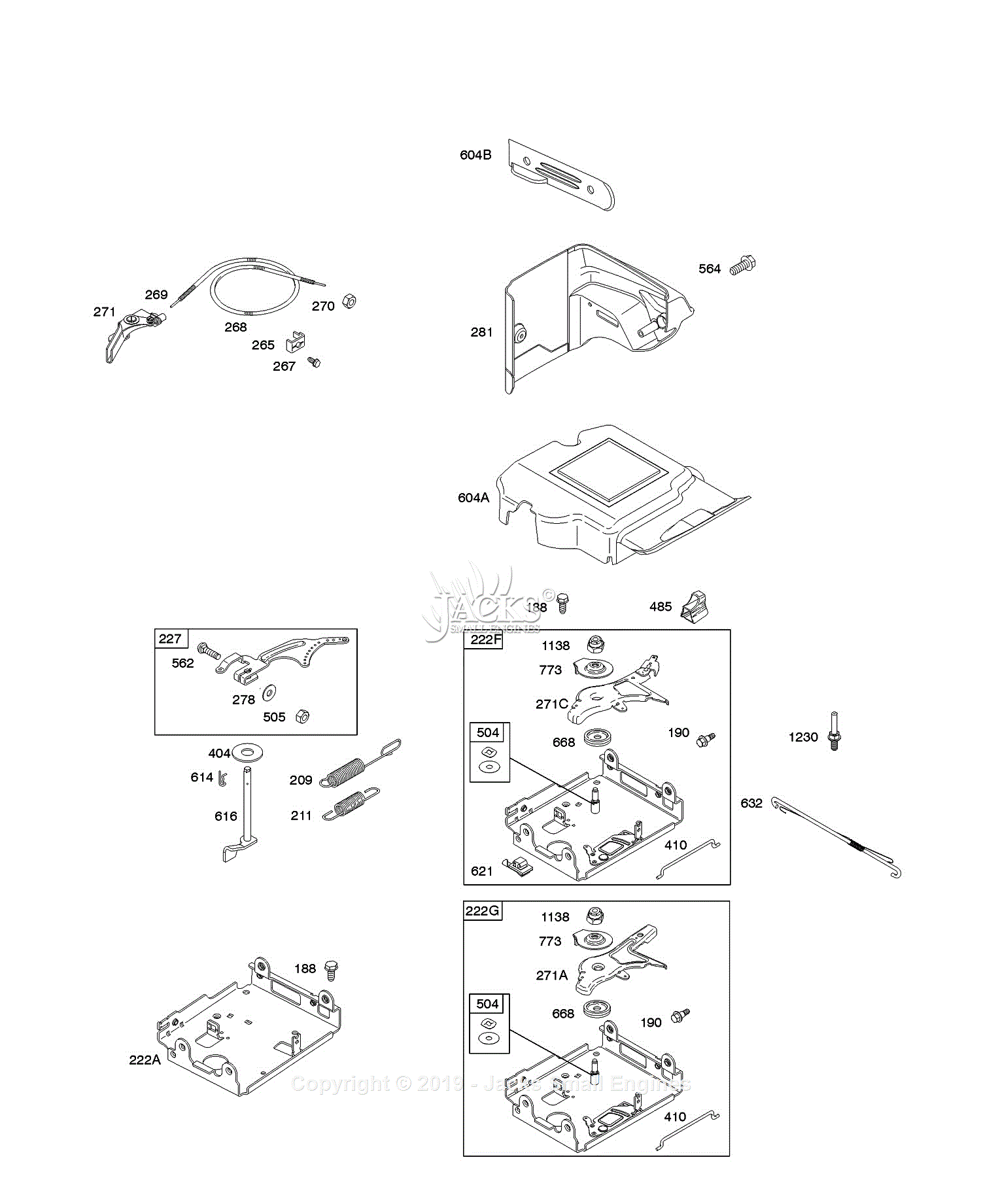 Briggs and Stratton 21M314-2121- F1 Parts Diagram for 