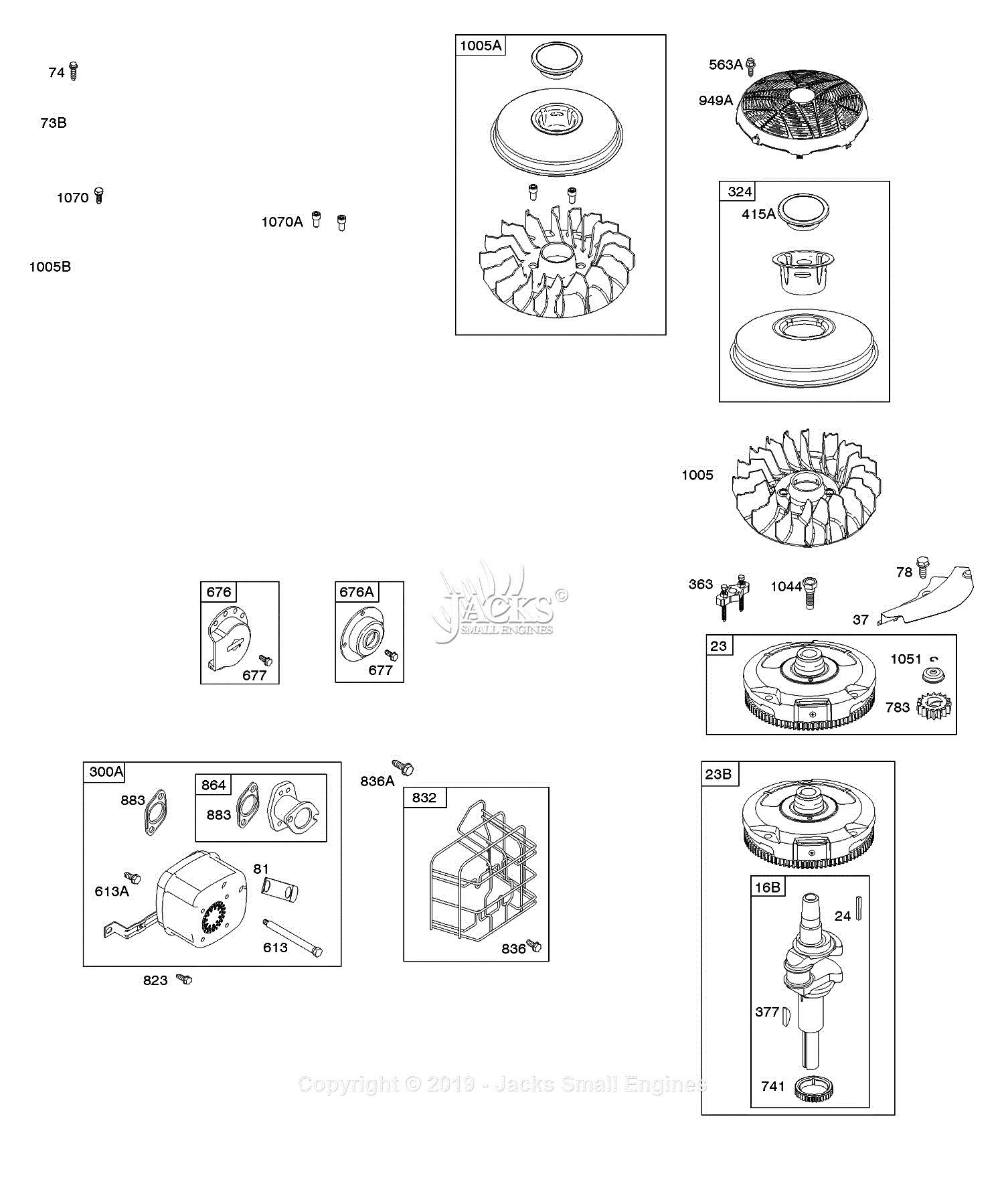 Briggs and Stratton 31P777-0371-E1 Parts Diagram for AIR CLEANER ...