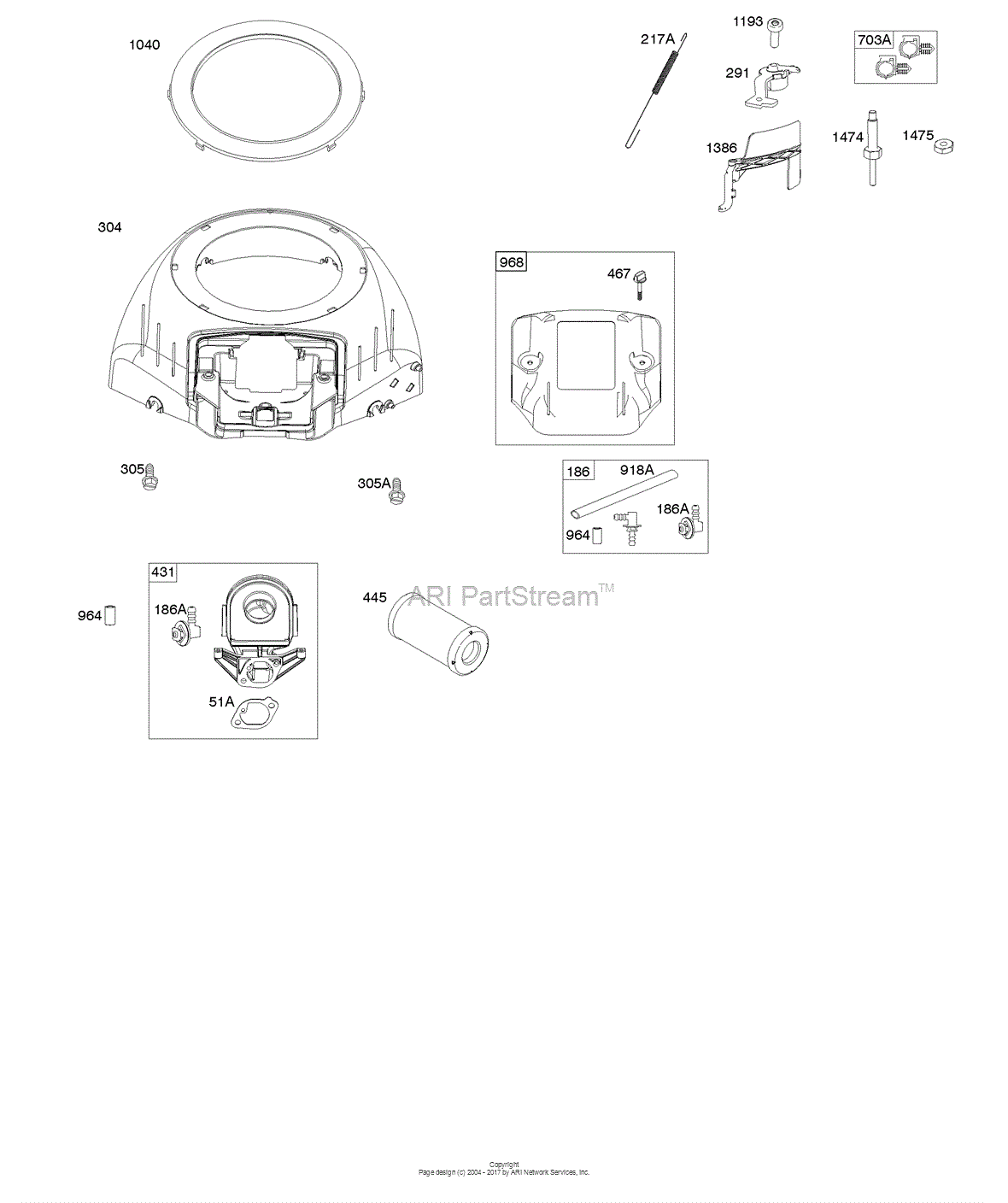 Briggs and Stratton 44N877-0002-G1 Parts Diagram for ... 4 wire thermostat wiring 