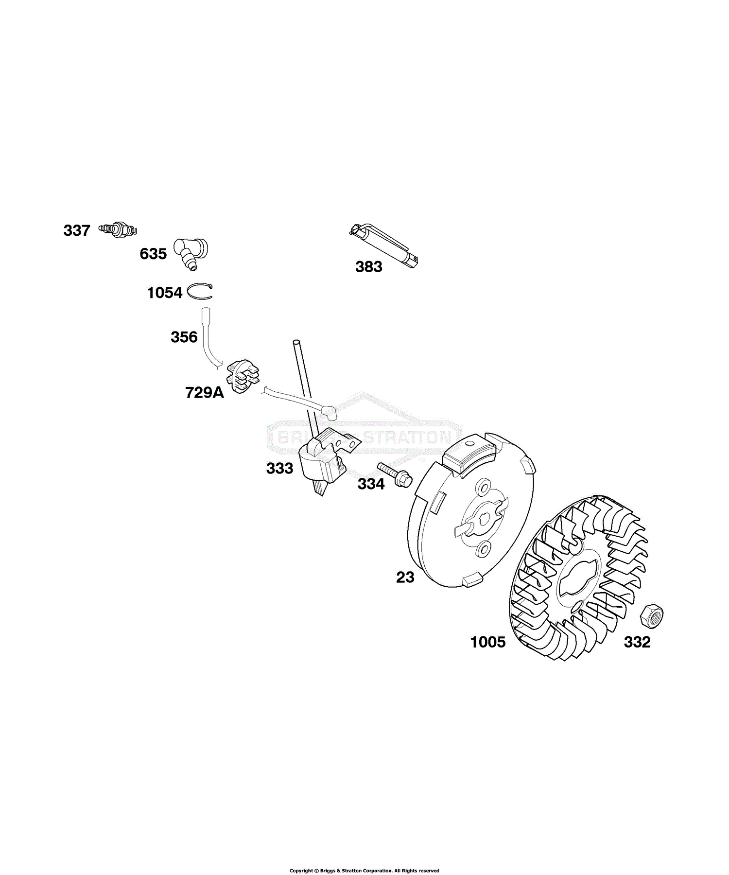 Briggs and Stratton 050032-0118-E1 Parts Diagrams