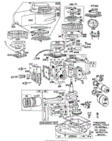 Briggs and Stratton 112252-4049-02 Parts Diagram for Carburetor & Fuel Tank  Assy