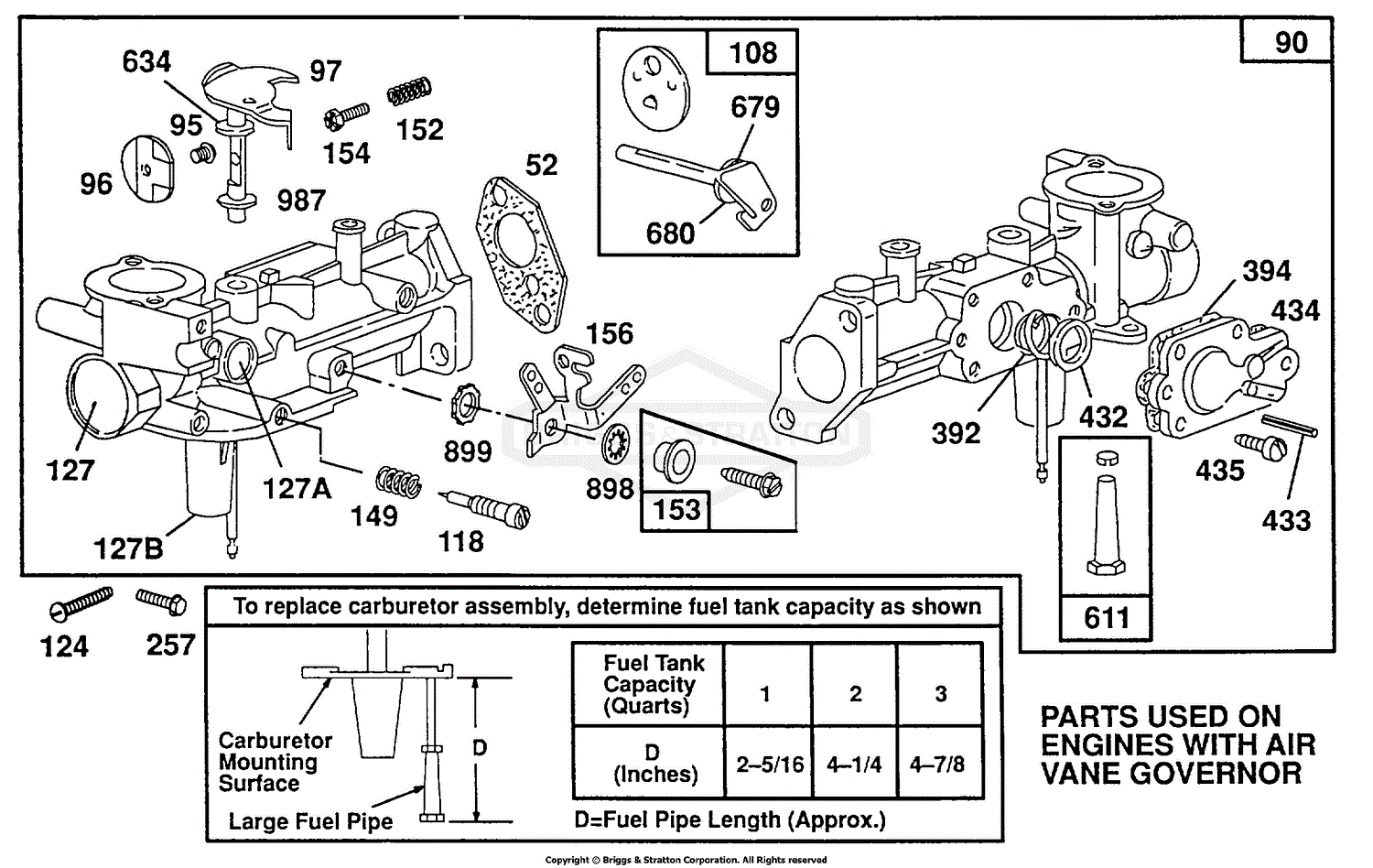 Briggs and Stratton 080202232401 Parts Diagram for AirVaneGov