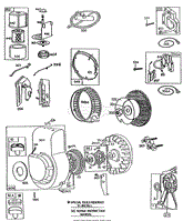 Briggs and Stratton 112232-0820-01 Parts Diagram for Carburetor & Fuel Tank  Assy