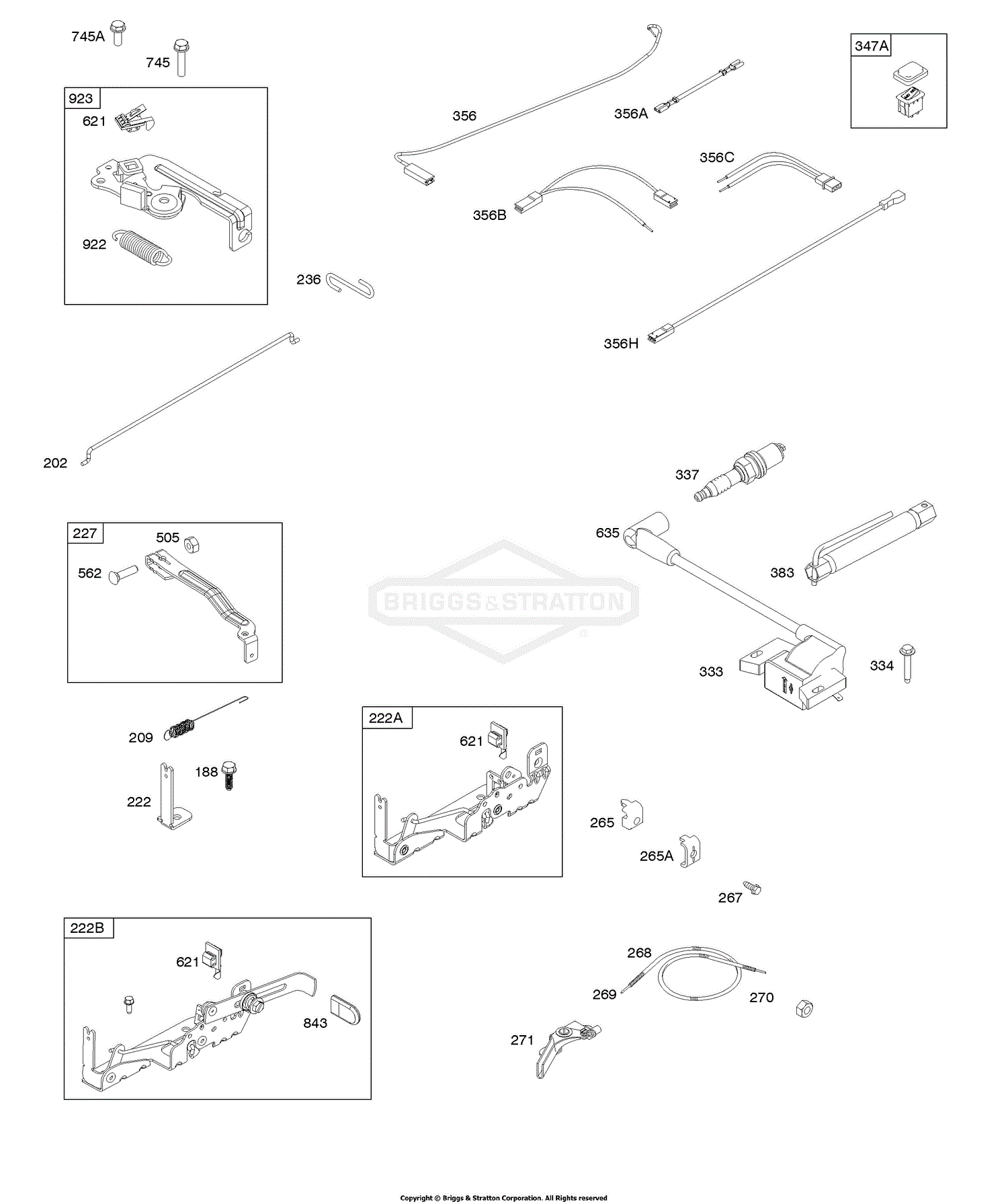 Briggs And Stratton 09p702 Parts Diagram