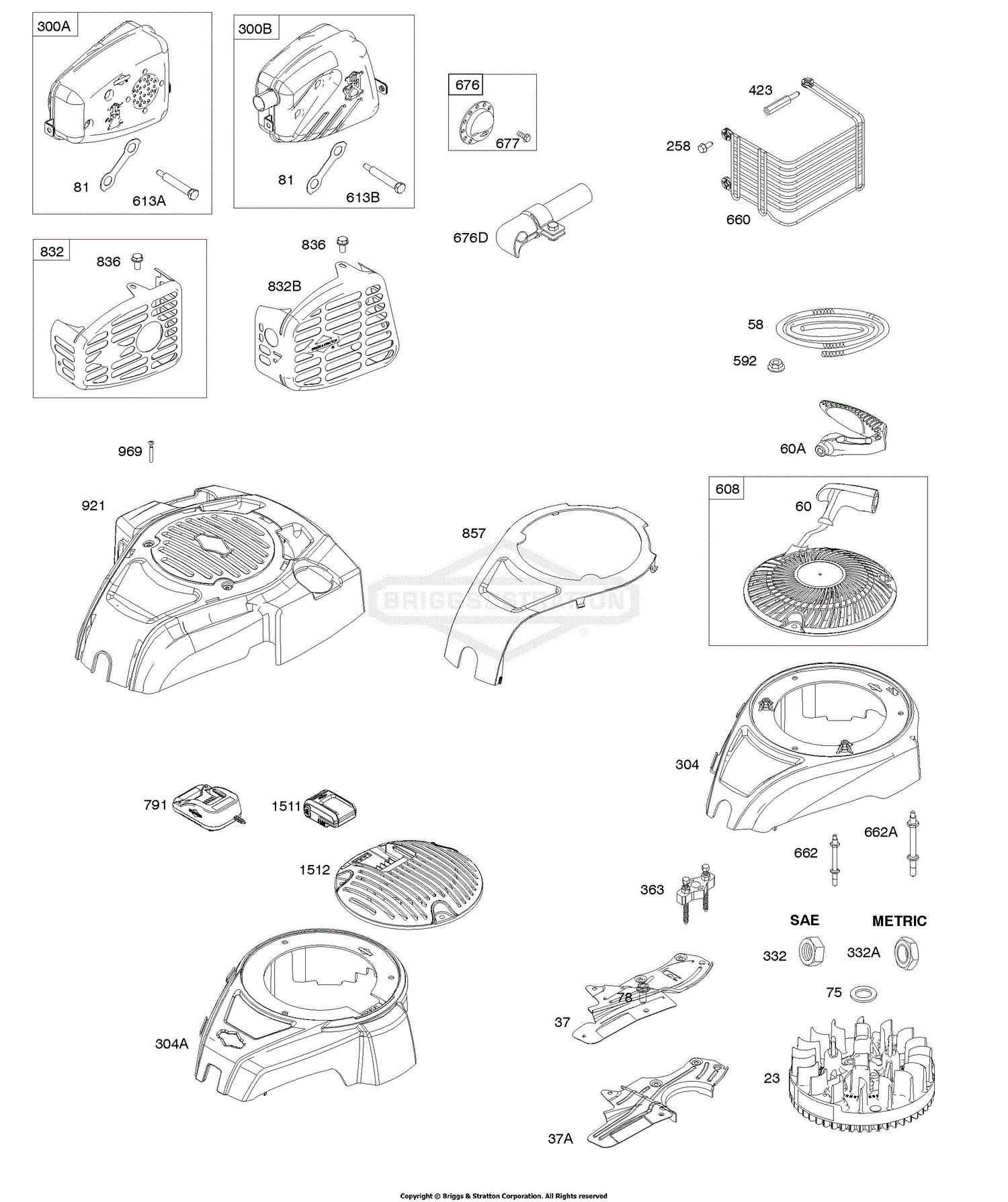 Briggs And Stratton 100802-0134-h8 Parts Diagram For Blower Housing 