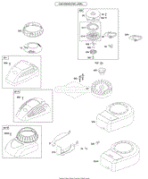 Briggs and Stratton 10D902-0100-B1 Parts Diagram for Blower Housing ...