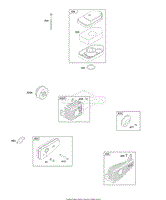 Briggs and Stratton 10H902-0285-E1 Parts Diagrams