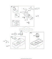 Briggs And Stratton 10T802-0547-B2 Parts Diagram For Carburetor, Fuel ...