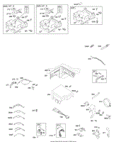 Briggs and Stratton 122032-0536-B8 Parts Diagrams
