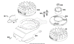 Briggs and Stratton 122782-0188-01 Parts Diagrams