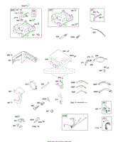 Briggs and Stratton 12H332-0116-B8 Parts Diagrams