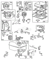 Briggs and Stratton 130292-3080-02 Parts Diagram for Electric Starter