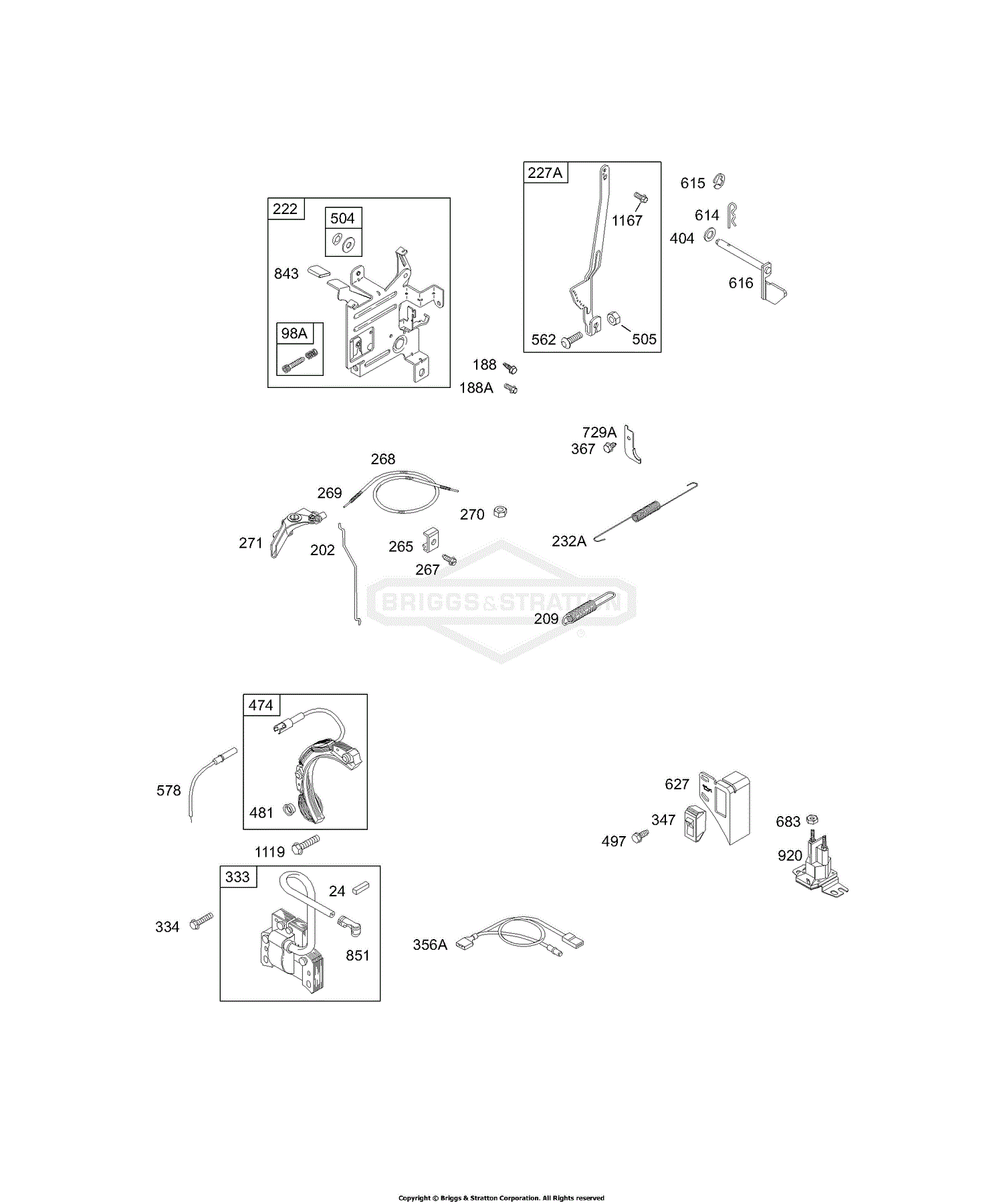 Briggs and Stratton 133432-0036-01 Parts Diagram for Alternator ...