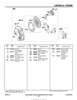 Briggs and Stratton 112292-0703-01 Parts Diagram for Blower  Hsgs,Rewind,Flywheel