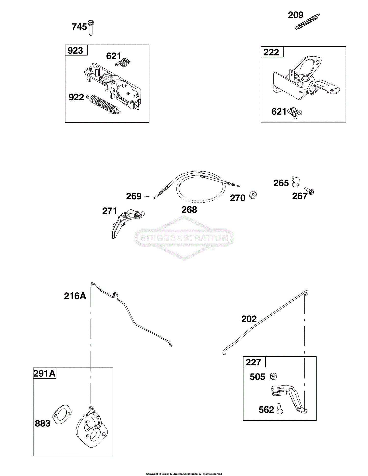 Briggs And Stratton 14d932-0110-f1 Parts Diagram For Controls, Governor 