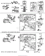 Briggs and Stratton 112292-0707-01 Parts Diagrams