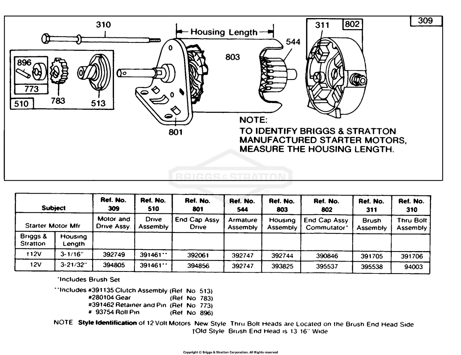 Briggs And Stratton Engine Replacement Chart