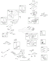 Briggs and Stratton 198707-0141-E1 Parts Diagrams