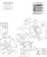 Briggs and Stratton 204417-0154-E1 Parts Diagrams
