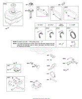 Briggs and Stratton 20G414-0111-E1 Parts Diagrams