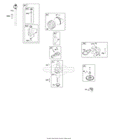 Briggs and Stratton 219807-1515-G5 Parts Diagrams