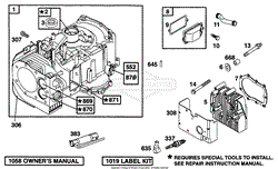 Briggs and Stratton 252707-0228-99 Parts Diagrams