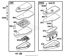 Briggs and Stratton 253707-0183-02 Parts Diagrams