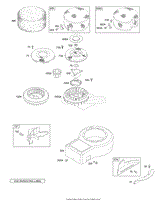 Briggs and Stratton 283707-1139-E1 Parts Diagram for Blower Housing ...