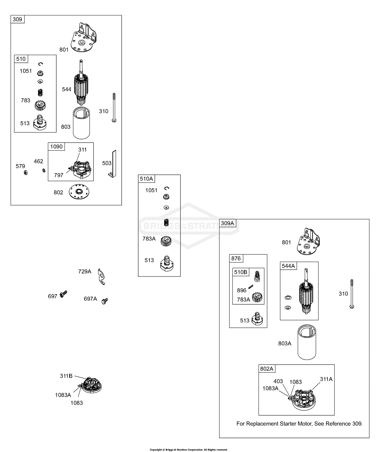 Parts Diagram For Electric Starter