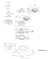 Briggs And Stratton 28r707-1150-e1 Parts Diagram For Blower Housing 