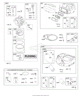 Briggs and Stratton 31E777-0118-B1 Parts Diagrams