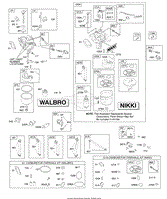 Briggs And Stratton 31G777-0806-E1 Parts Diagram For Carburetor ...