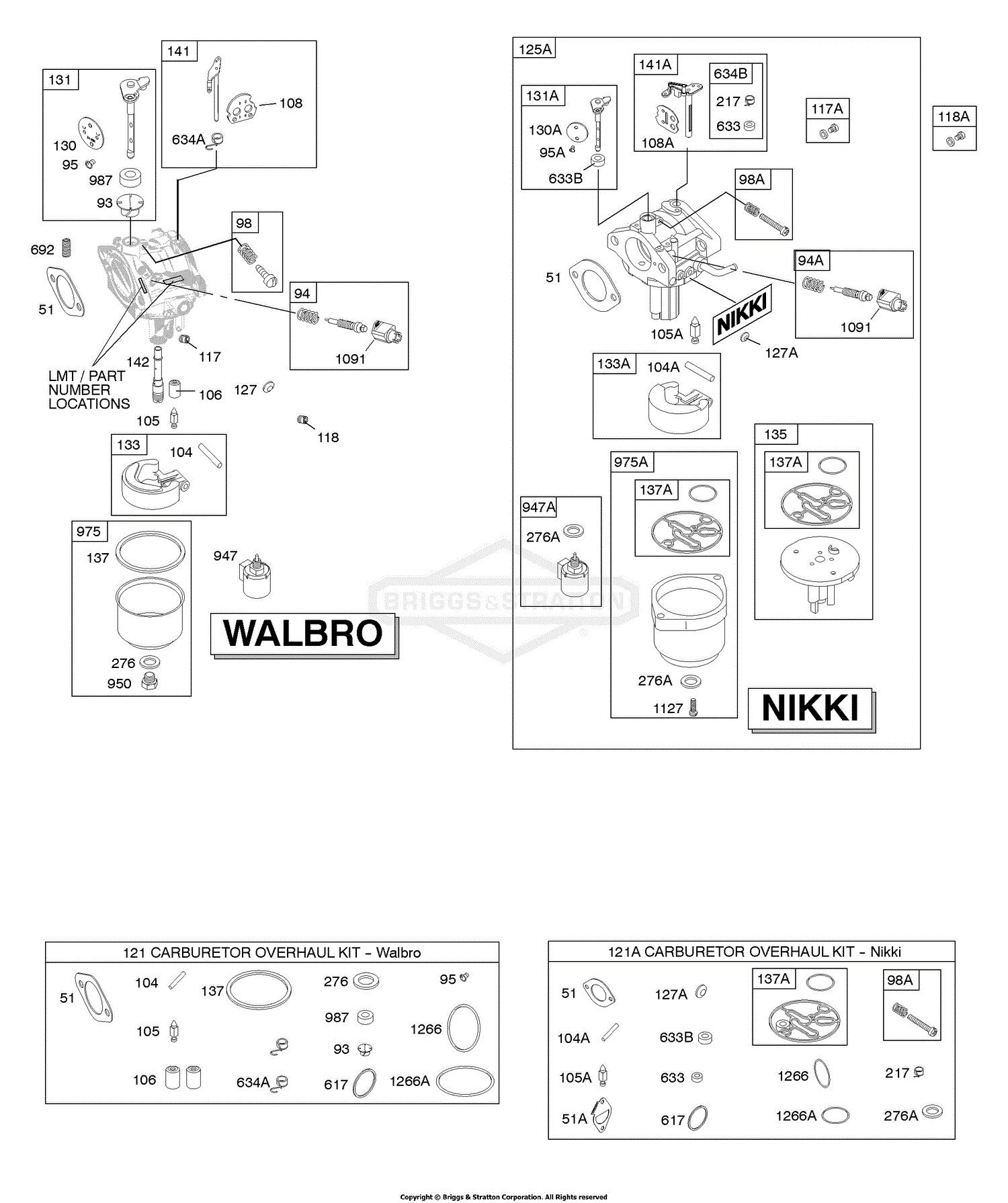 Nikki Carburetor Parts Diagram