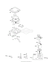 Briggs and Stratton 350447-0115-01 Parts Diagrams