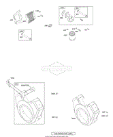 Briggs and Stratton 384445-0112-E1 Parts Diagrams