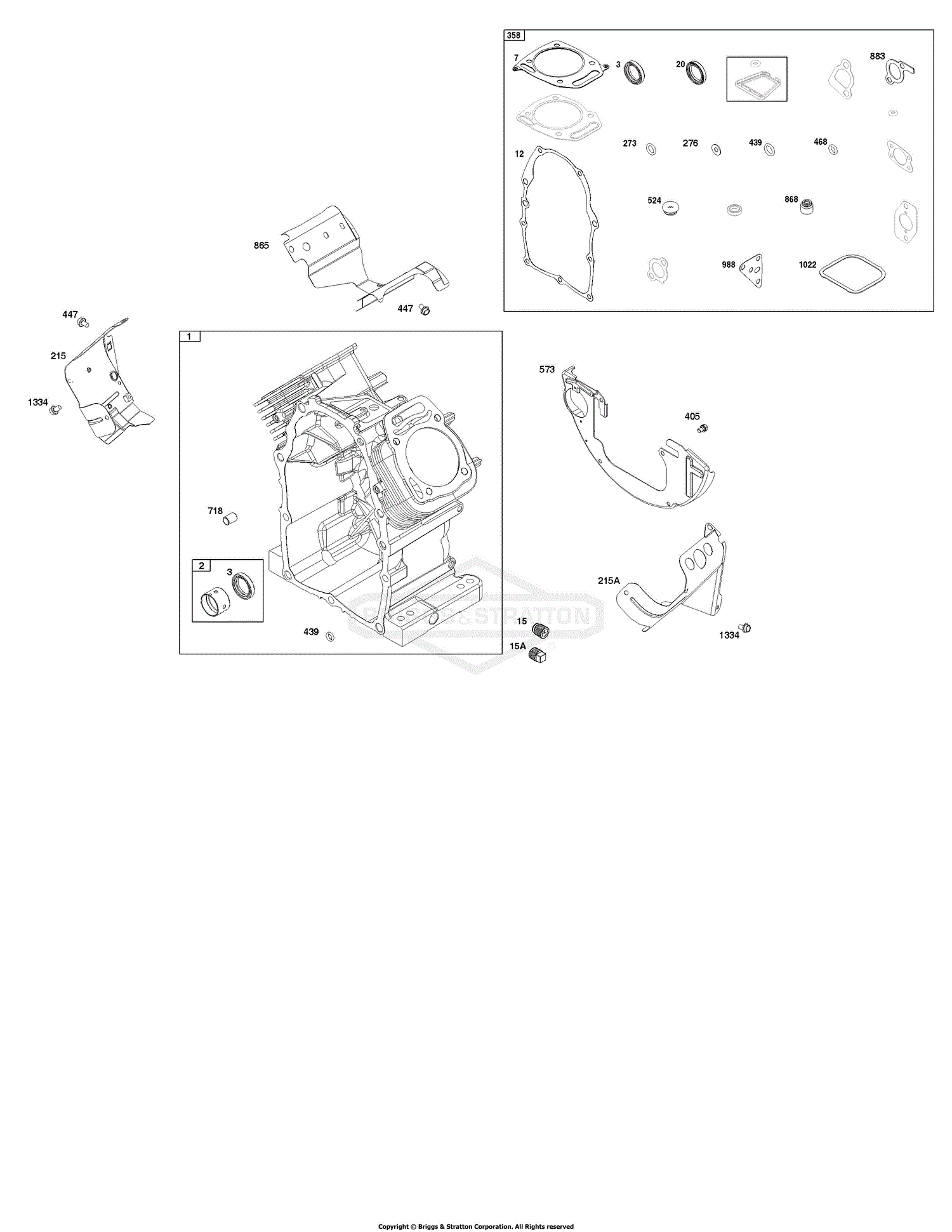 Briggs And Stratton 386447-0404-G1 Parts Diagram For Cylinder Group