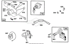 Briggs and Stratton 402445-1208-01 Parts Diagrams