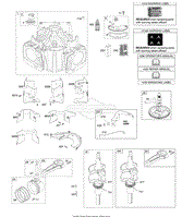 Briggs and Stratton 407777-0118-E1 Parts Diagram for Cylinder 