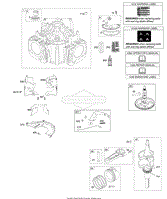 Briggs and Stratton 44R877-0008-G1 Parts Diagrams