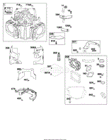 Briggs and Stratton 44U677-0014-G1 Parts Diagram for Cylinder Group