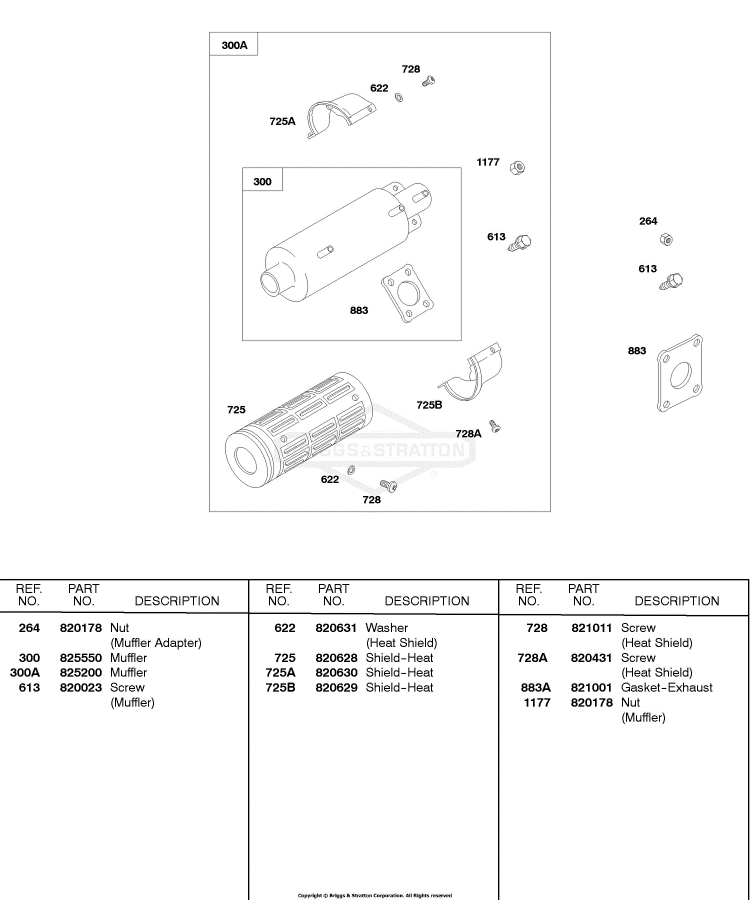 Briggs and Stratton 522447-0107-E2 Parts Diagrams