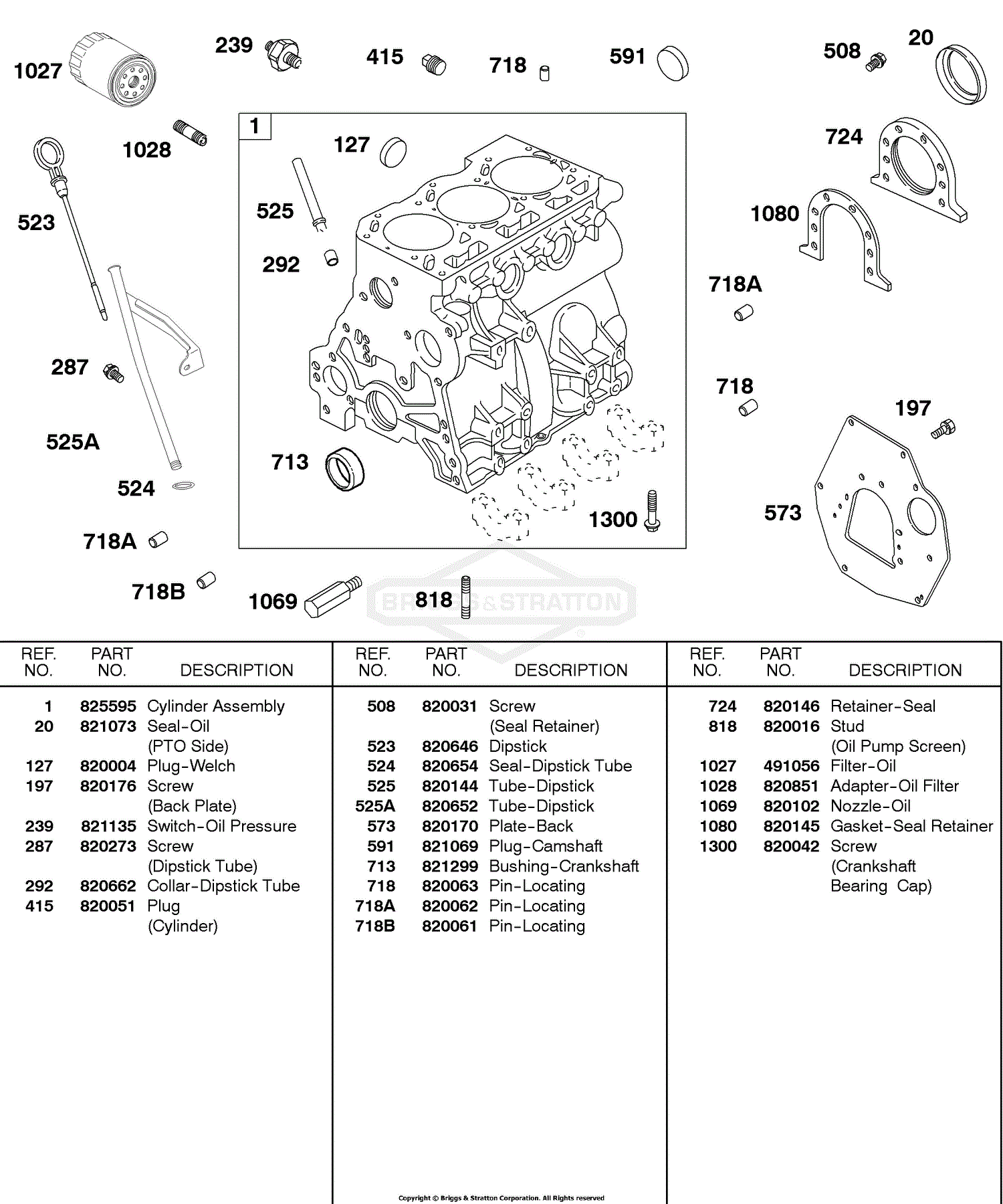 Briggs and Stratton 583447-0317-E2 Parts Diagrams