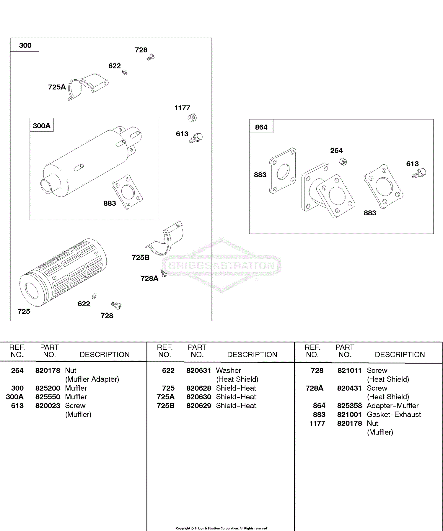 Briggs and Stratton 584447-0210-E2 Parts Diagrams