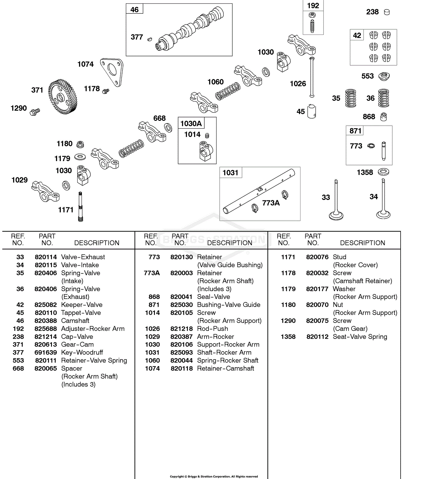 Briggs and Stratton 58E447-0411-E2 Parts Diagrams