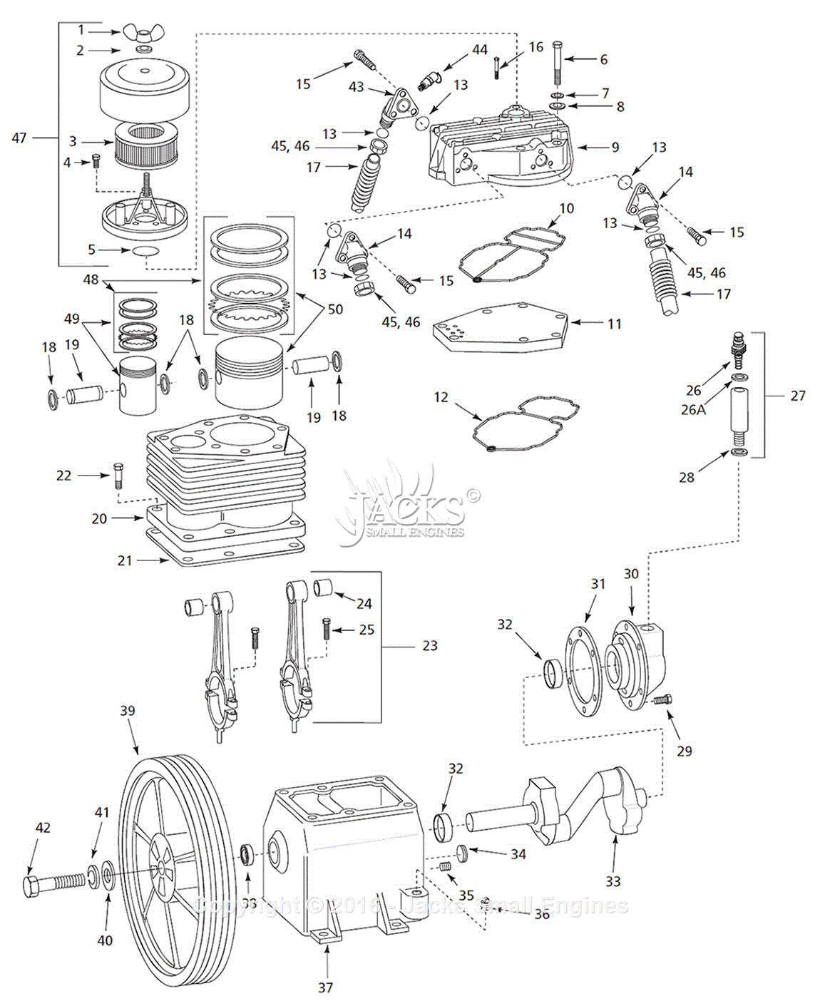 Campbell Hausfeld F C Parts Diagram For Pump Parts